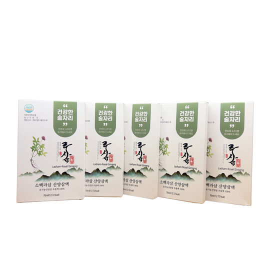 Tinh Chất Nhân Sâm Núi Lasham - Combo 5 Gói Lẻ
